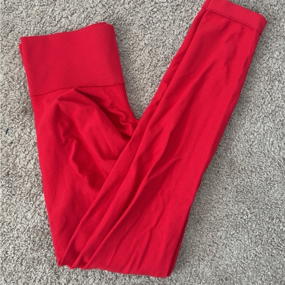 Amazon Red Leggings